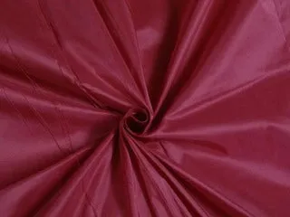 100% Pure SILK TAFFETA FABRIC Berry color 60&quot; wide TAF#198[12]