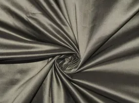 100% Pure SILK TAFFETA FABRIC charcoal grey color 54" wide TAF65[6]