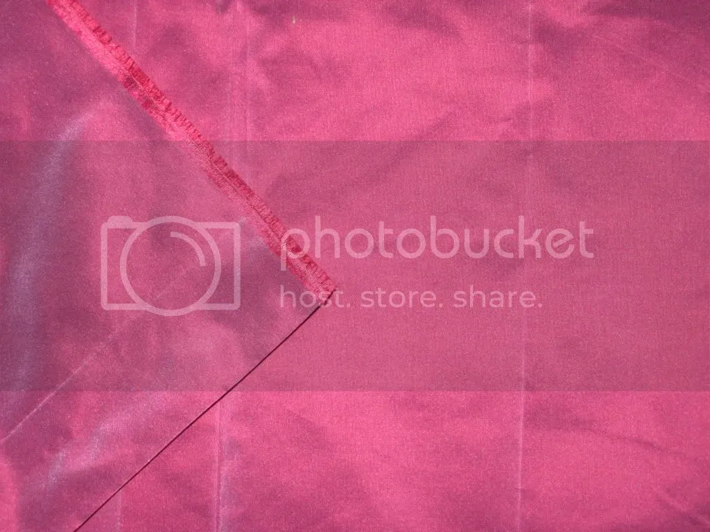 100% Pure SILK TAFFETA FABRIC Pink x Purple continuous piece 54&quot;