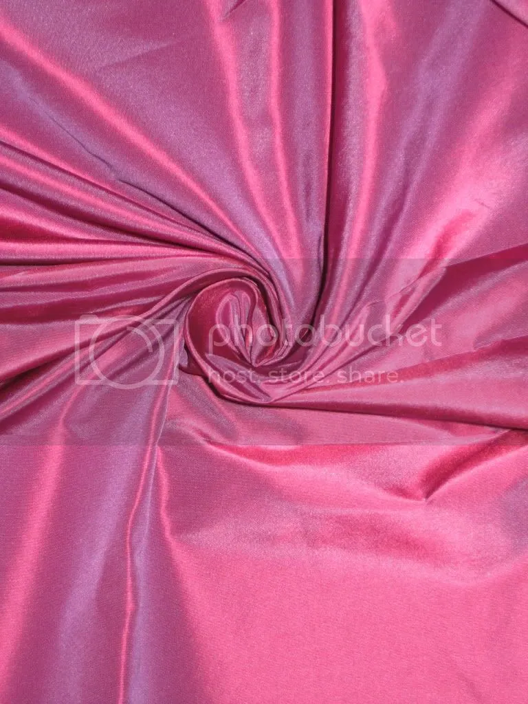 100% Pure SILK TAFFETA FABRIC Pink x Purple continuous piece 54&quot;