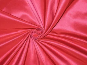 100% Pure SILK TAFFETA FABRIC Red x Pink 3.81 yards continuous piece 54" wide  taf 60