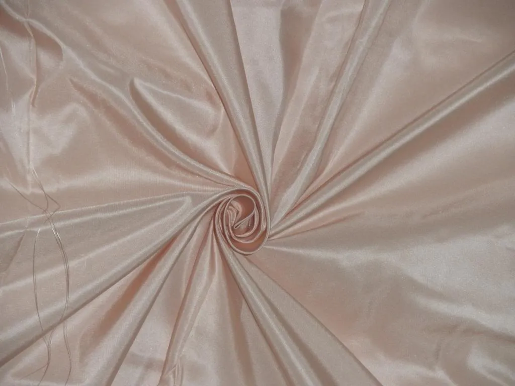 100% Pure SILK TAFFETA FABRIC Salmon Pink color  54" wide TAF68[4]