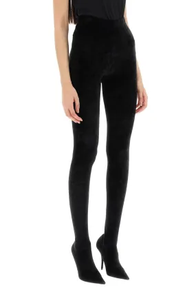 Balenciaga 'knife' leggings with built-in pumps