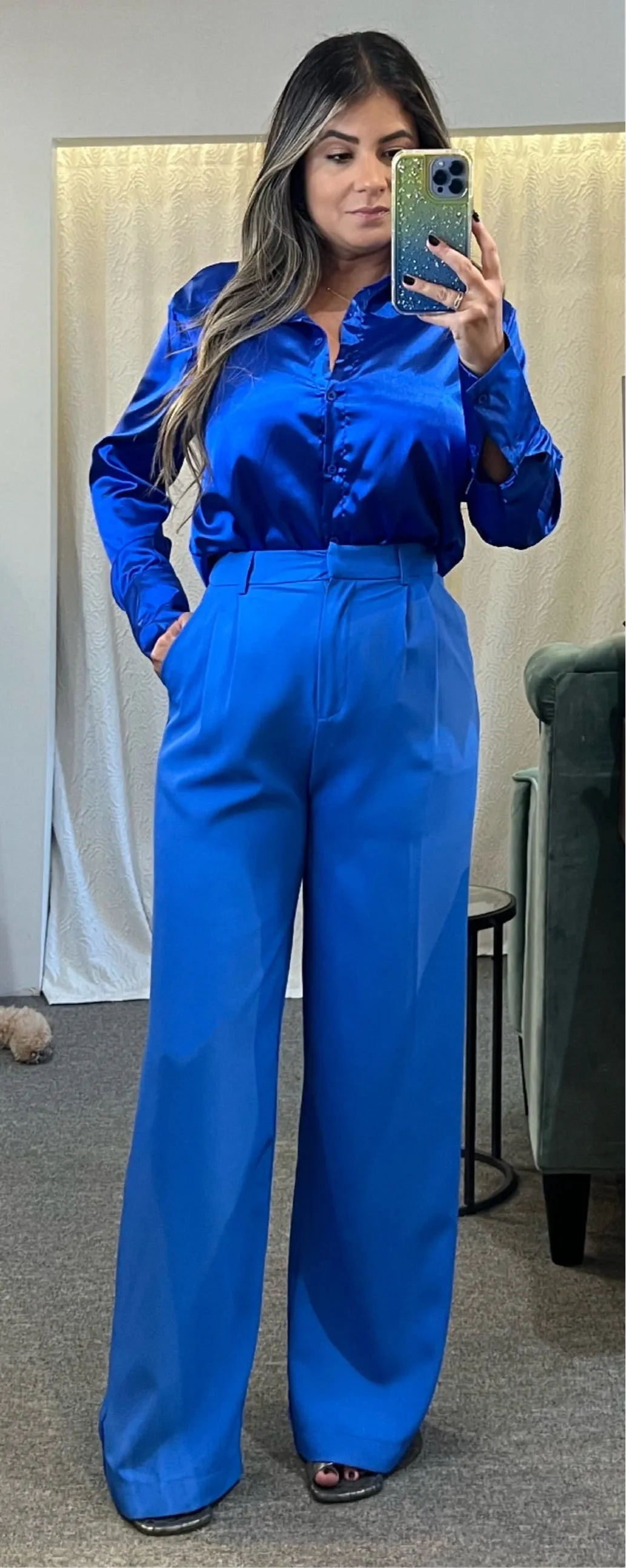 Blue Trousers