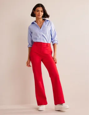 Brompton Ponte Trousers-Hot Pepper