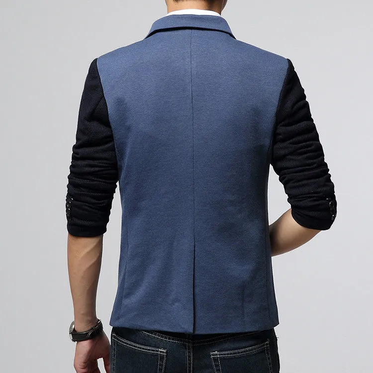 Casual Summer Slim Fit One Button Men's Blazer