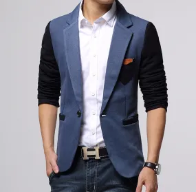 Casual Summer Slim Fit One Button Men's Blazer