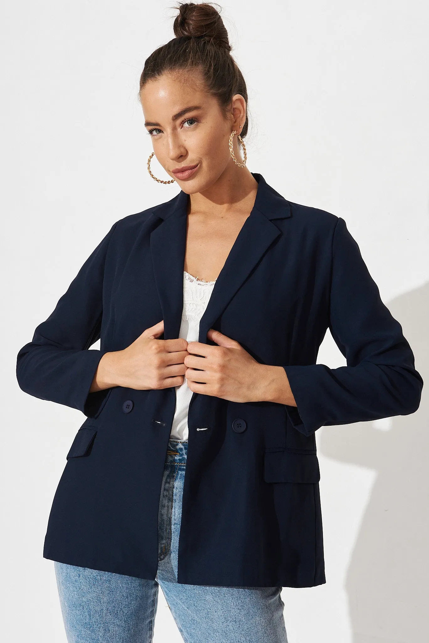 Cedar Blazer In Navy