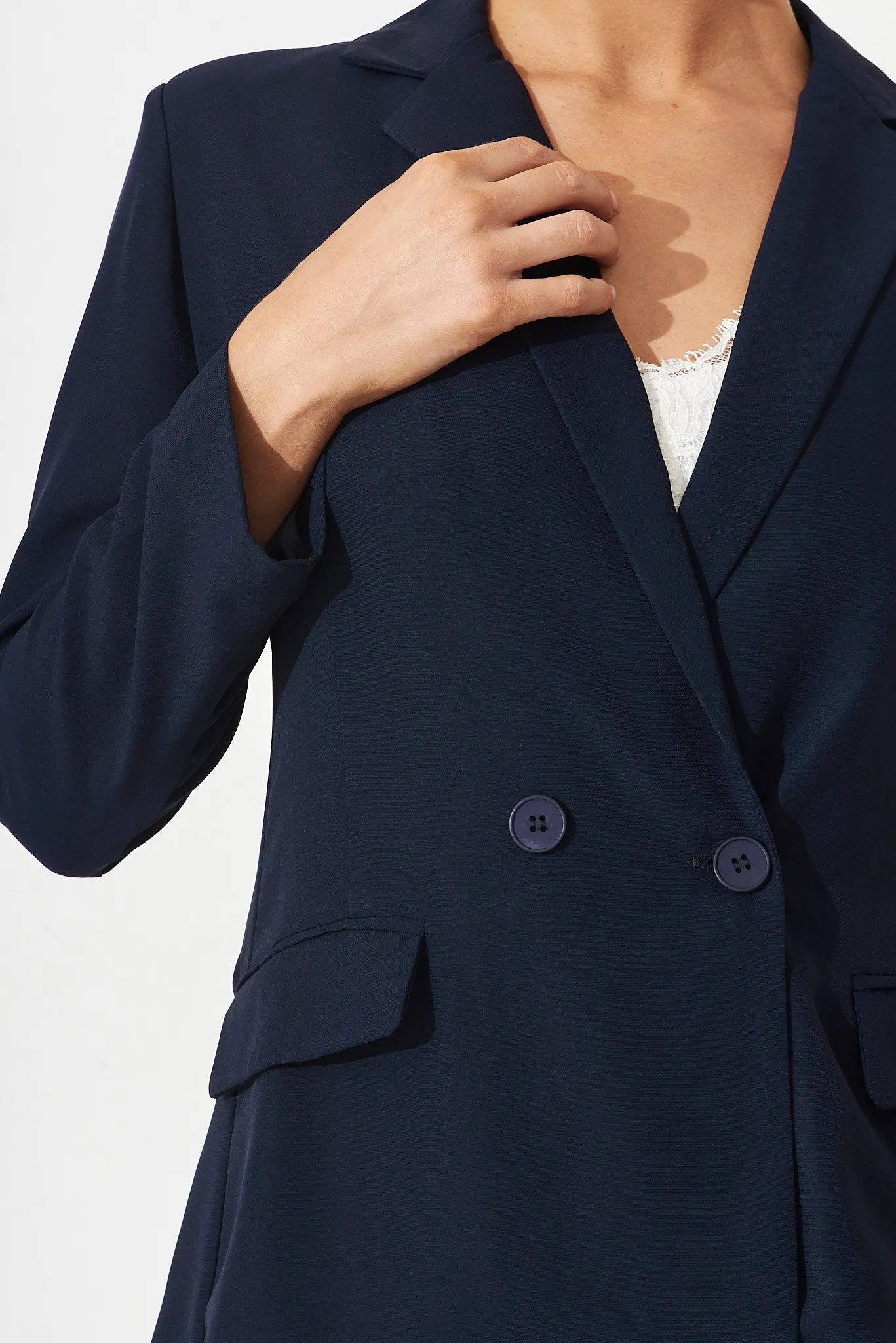 Cedar Blazer In Navy