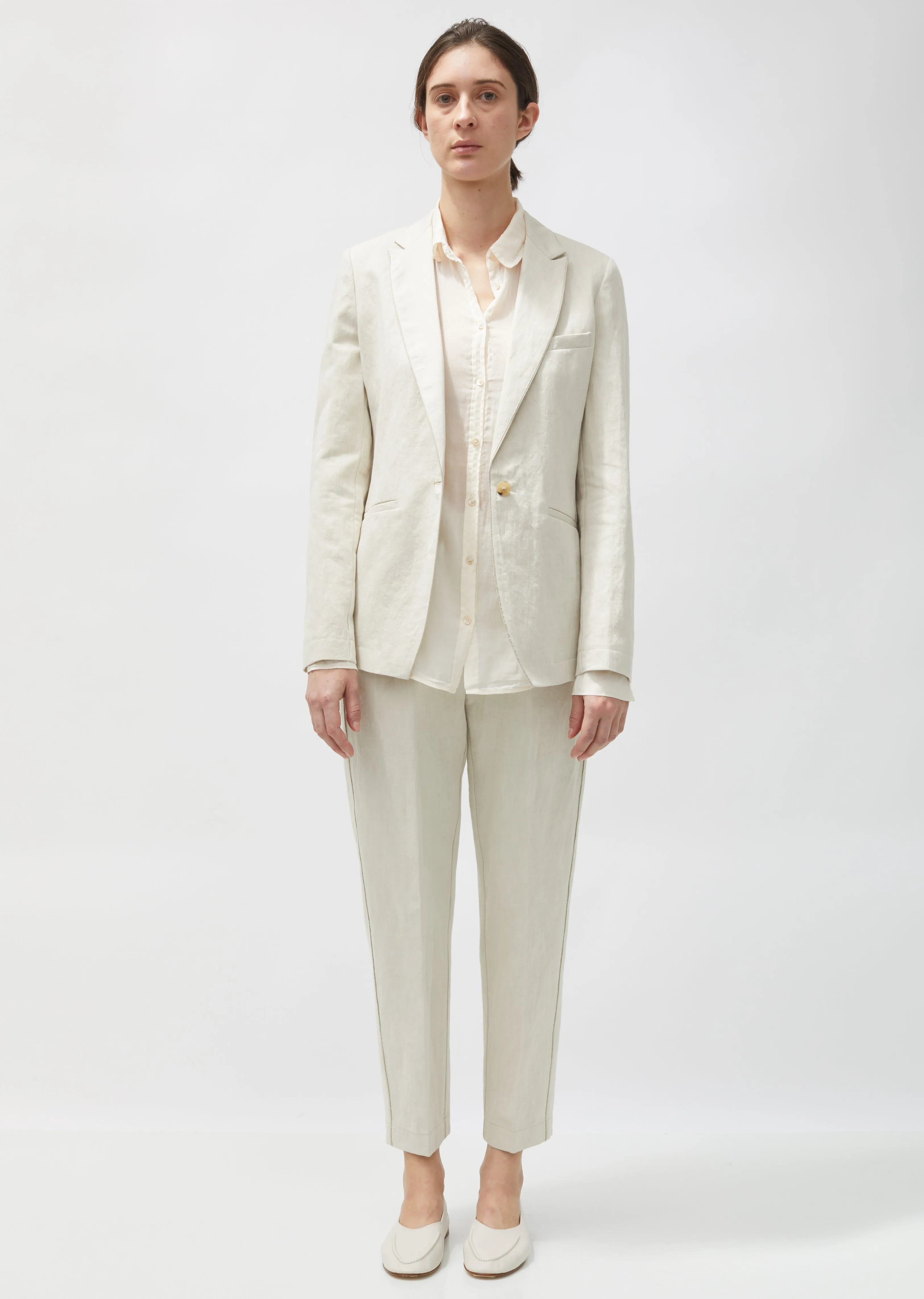 Cotton & Linen Structured Jacket