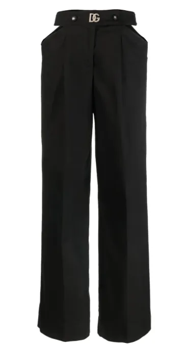 DOLCE & GABBANA - cut-out tailored trousers