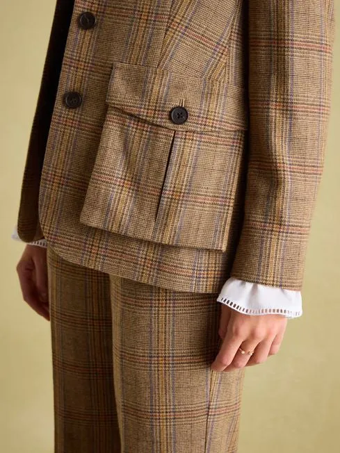 Foxley Check Tweed Suit Blazer