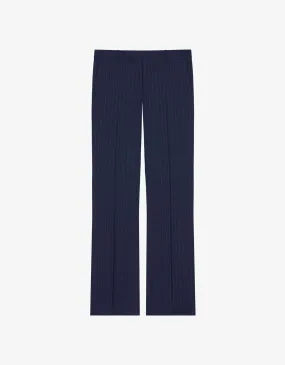 Givenchy Blue Striped Wool Trousers