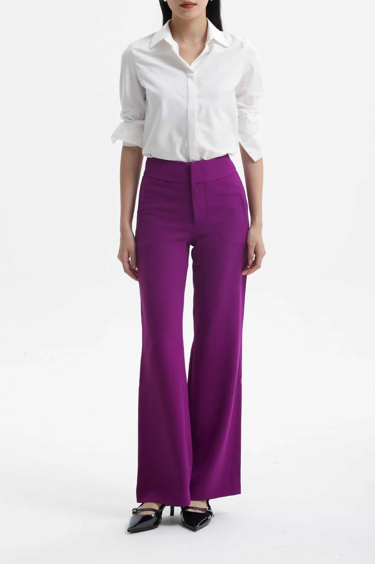 HIGH WAISTED TROUSERS