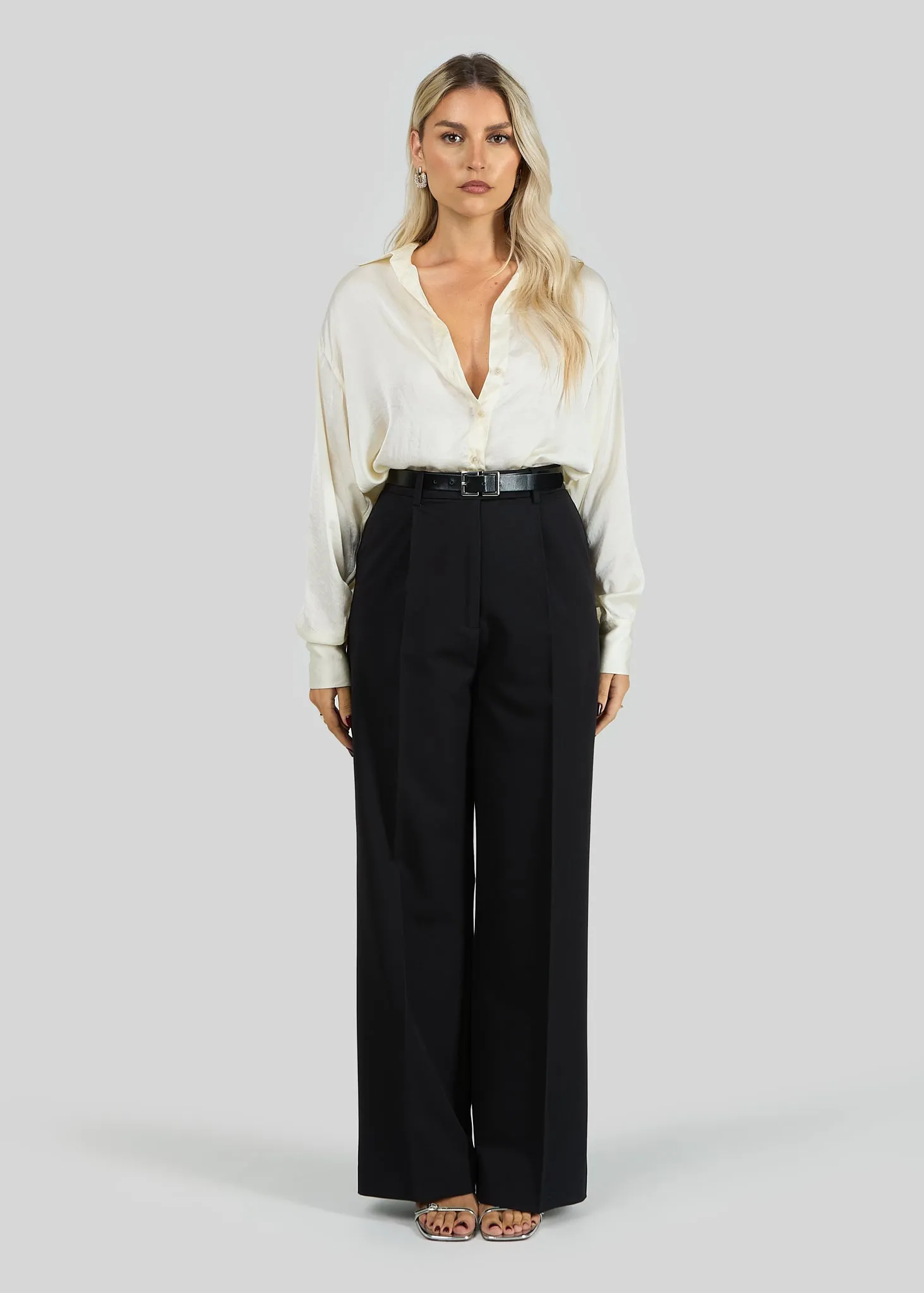 Jagger Tailored Trousers - Black