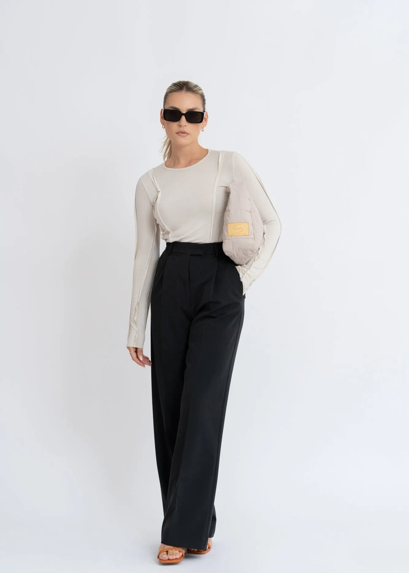 Jagger Tailored Trousers - Black