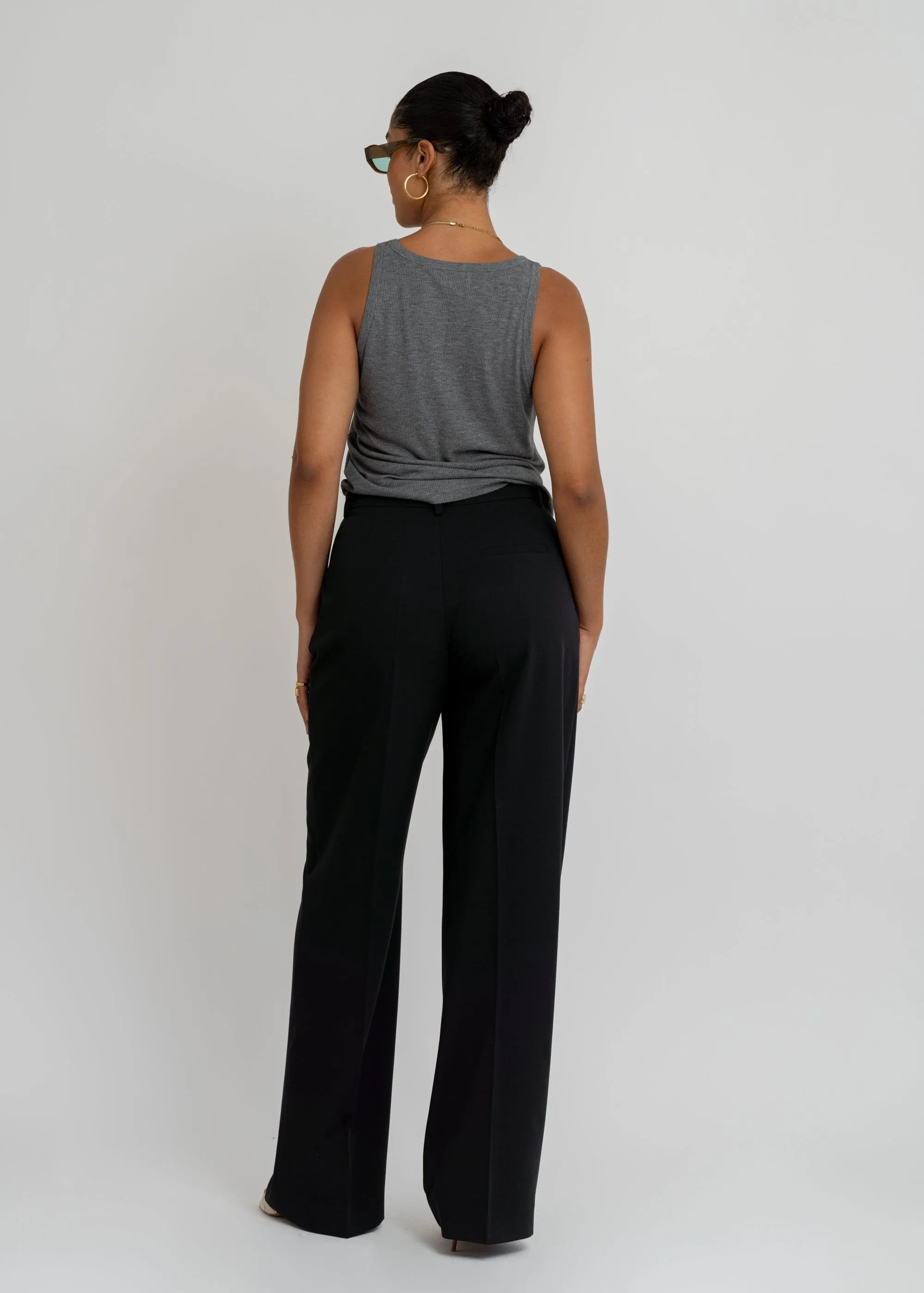 Jagger Tailored Trousers - Black