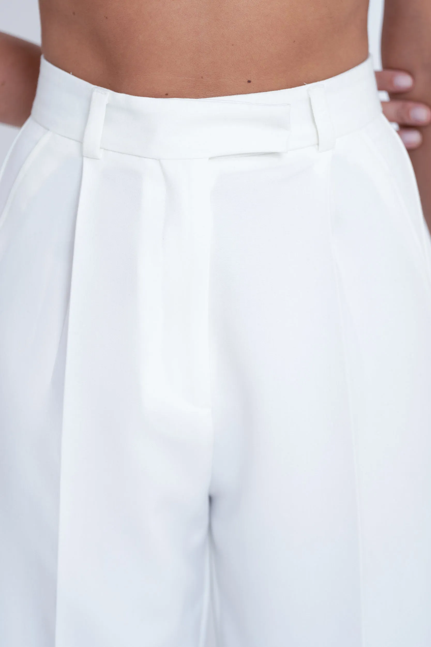 Jagger Tailored Trousers - Off-White