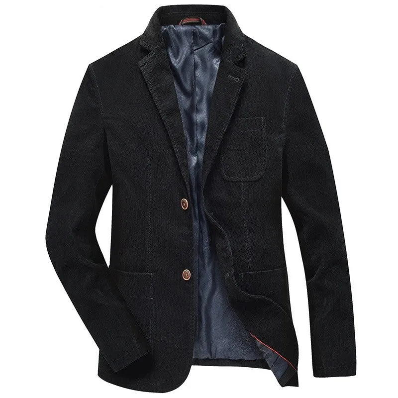 Men's Autumn/Winter Casual Corduroy Slim Fit Blazer