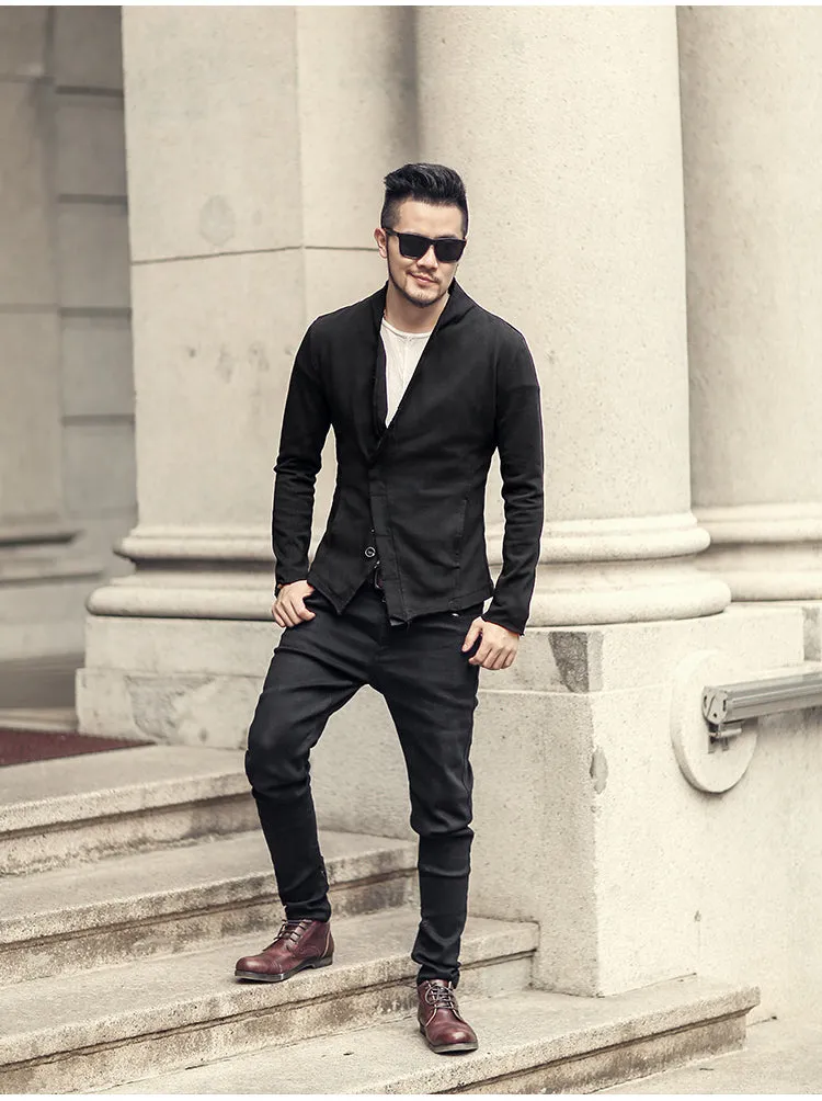 Men's Autumn/Winter Short New Design Metrosexual Suit Blazer