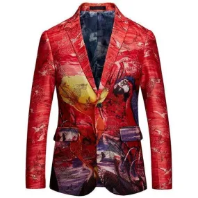 Men's Blazer Jacquard Event Blazer Slim Fit