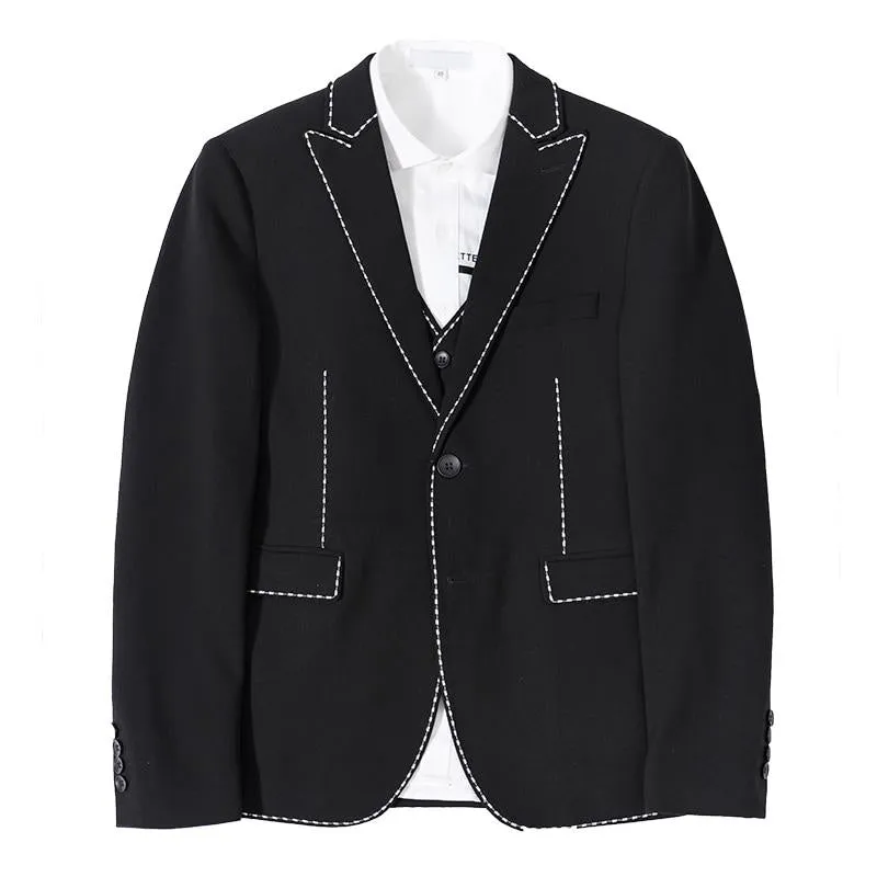 Men's Slim Fit Single Breasted Blazer