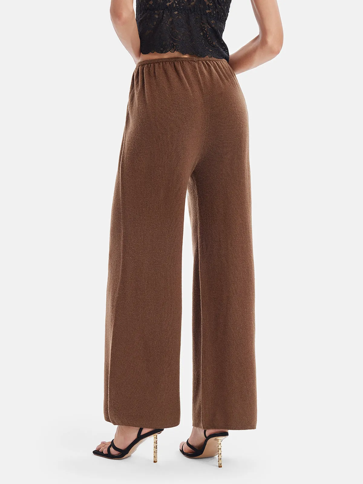 Merino Wool Knit Trousers