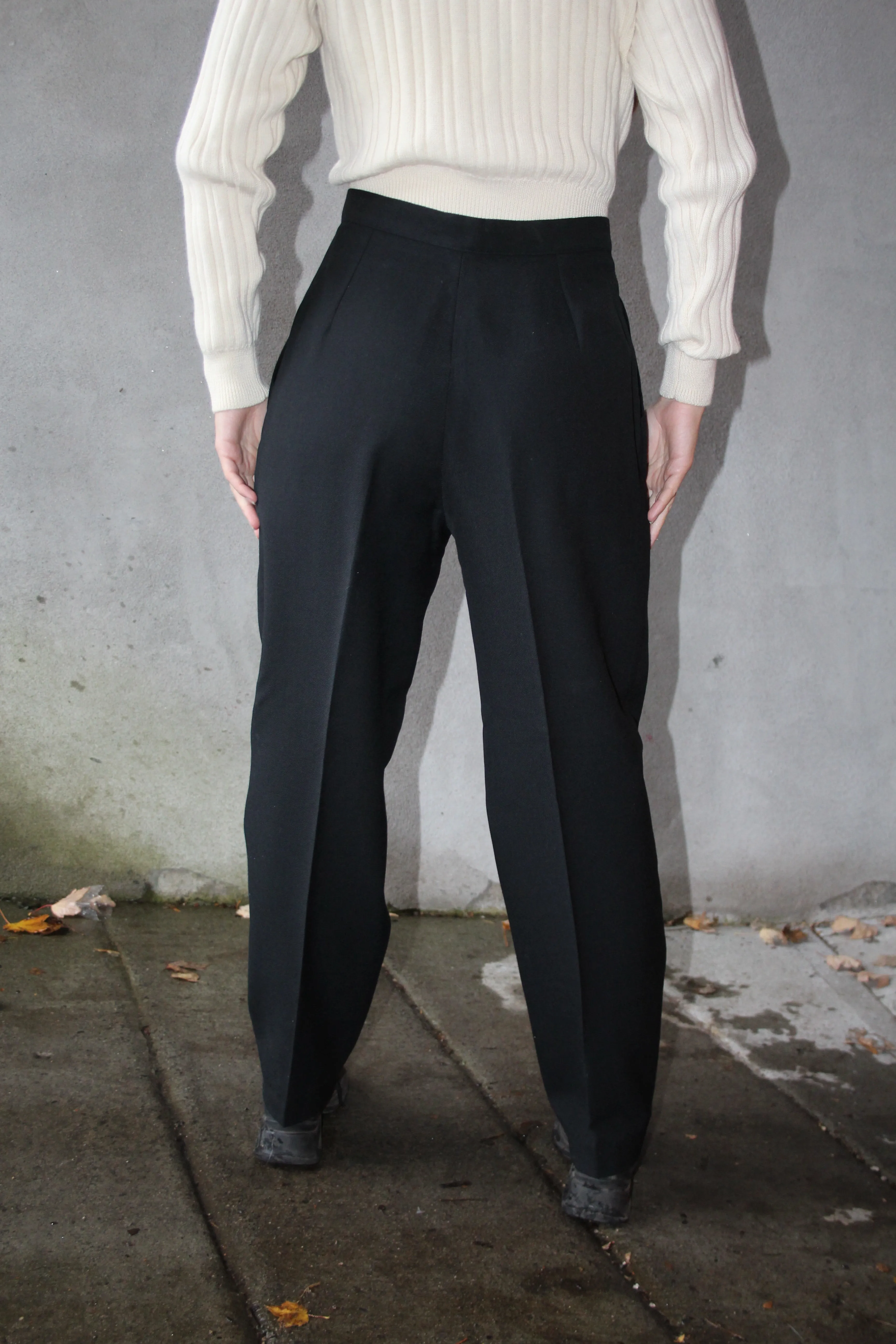 Michel Collard Paris 100% Wool Trousers - 30"