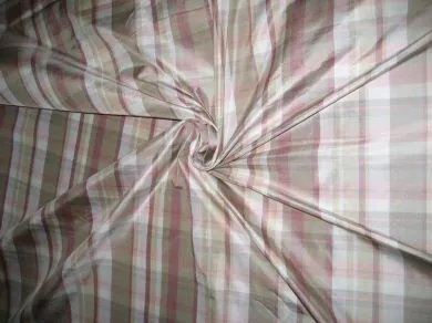 Multi colour gorgeous plaids SILK TAFFETA FABRIC~Width 54