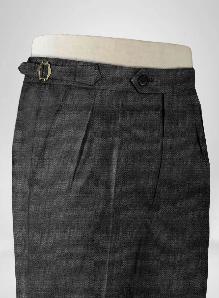 Napolean Bob Weave Gray Wool Highland Trousers