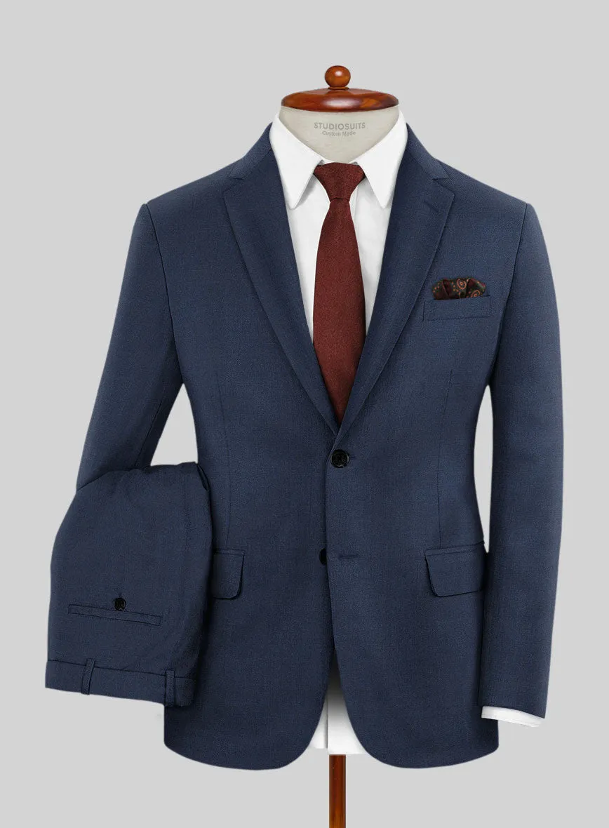 Napolean Cosmic Blue Wool Suit