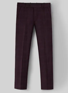 Napolean Gisde Glen Purple Wool Pants