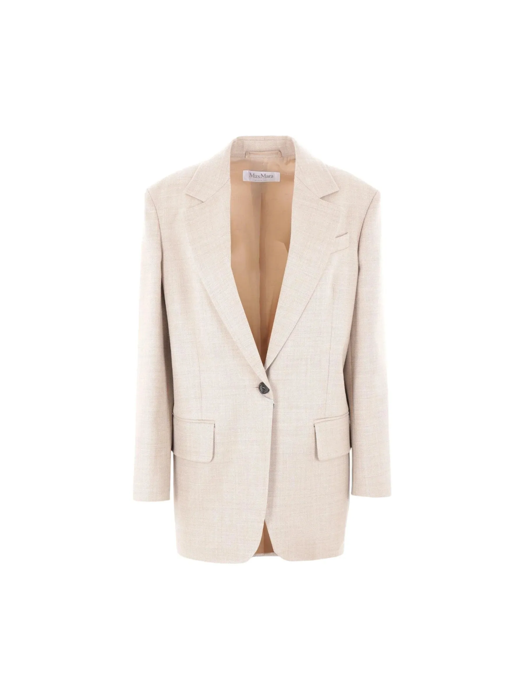 Rosi Single-Breasted Blazer Wool