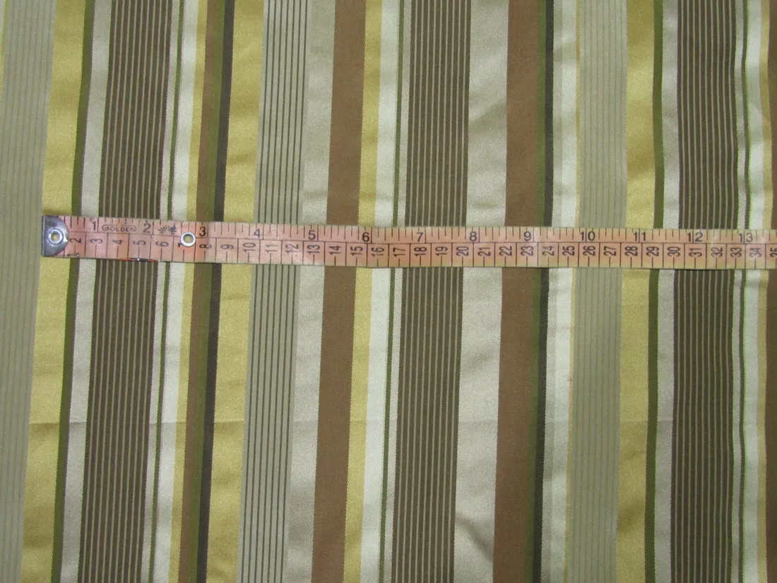 Silk Tafeta Fabric Iridescent multi colour  satin stripe TAFS61 54&quot; wide