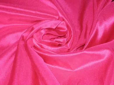 SILK TAFFETA FABRIC 54&quot;~Hot Pink colour TAF202