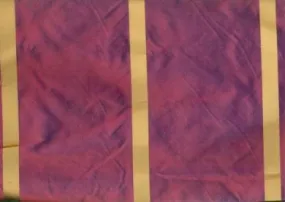 Silk taffeta MAGENTA IRIDESCENT - with satin stripe 54&quot; wide