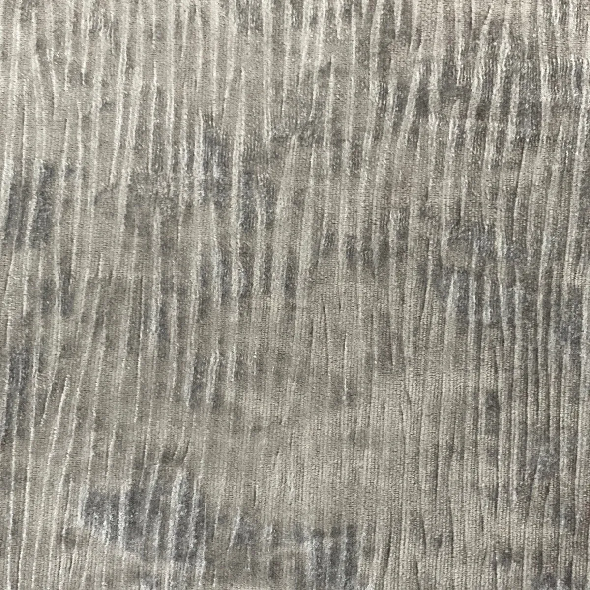 Silver Corduroy Stretch Velvet Fabric