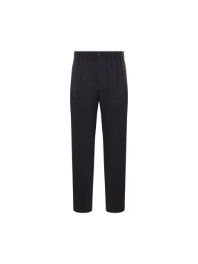 Straight-Leg Wool Cashmere Trousers