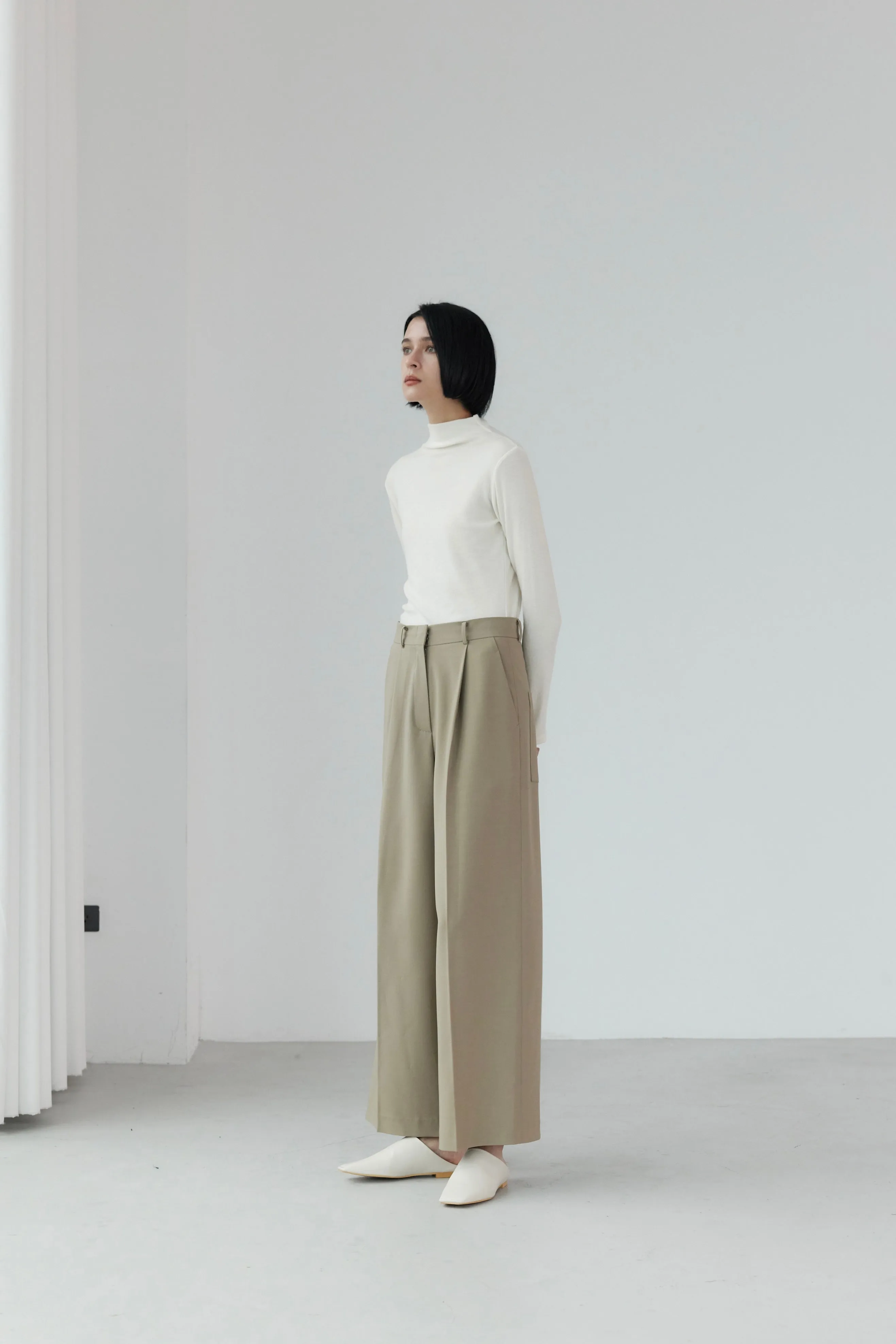 Straight Tailored Trousers