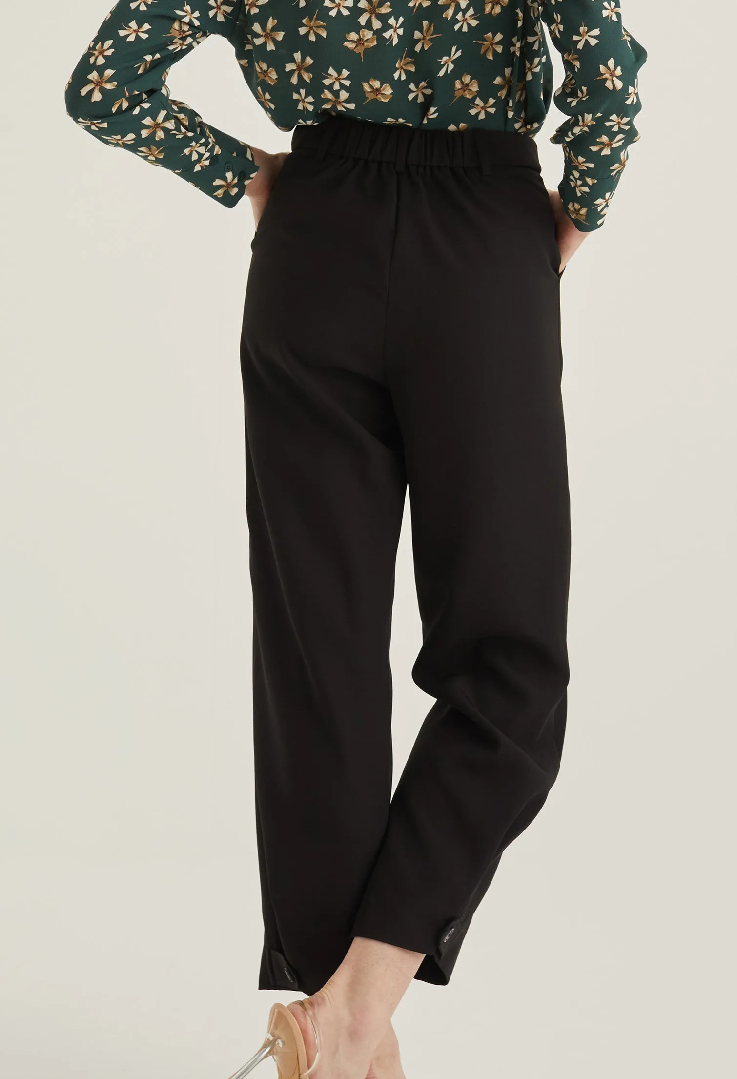 Tailored Straight Cut Trousers