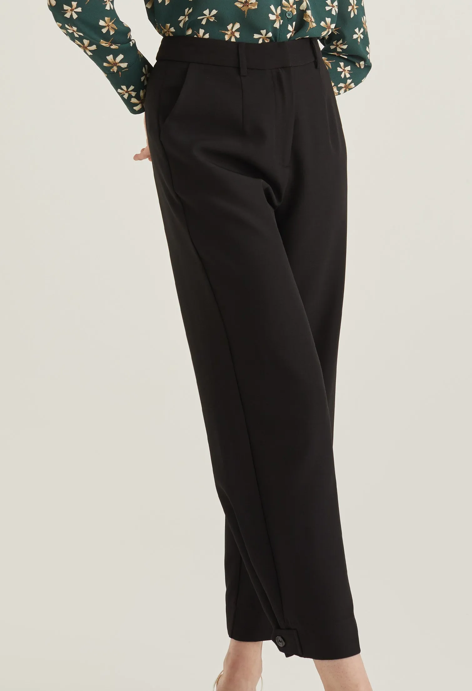 Tailored Straight Cut Trousers