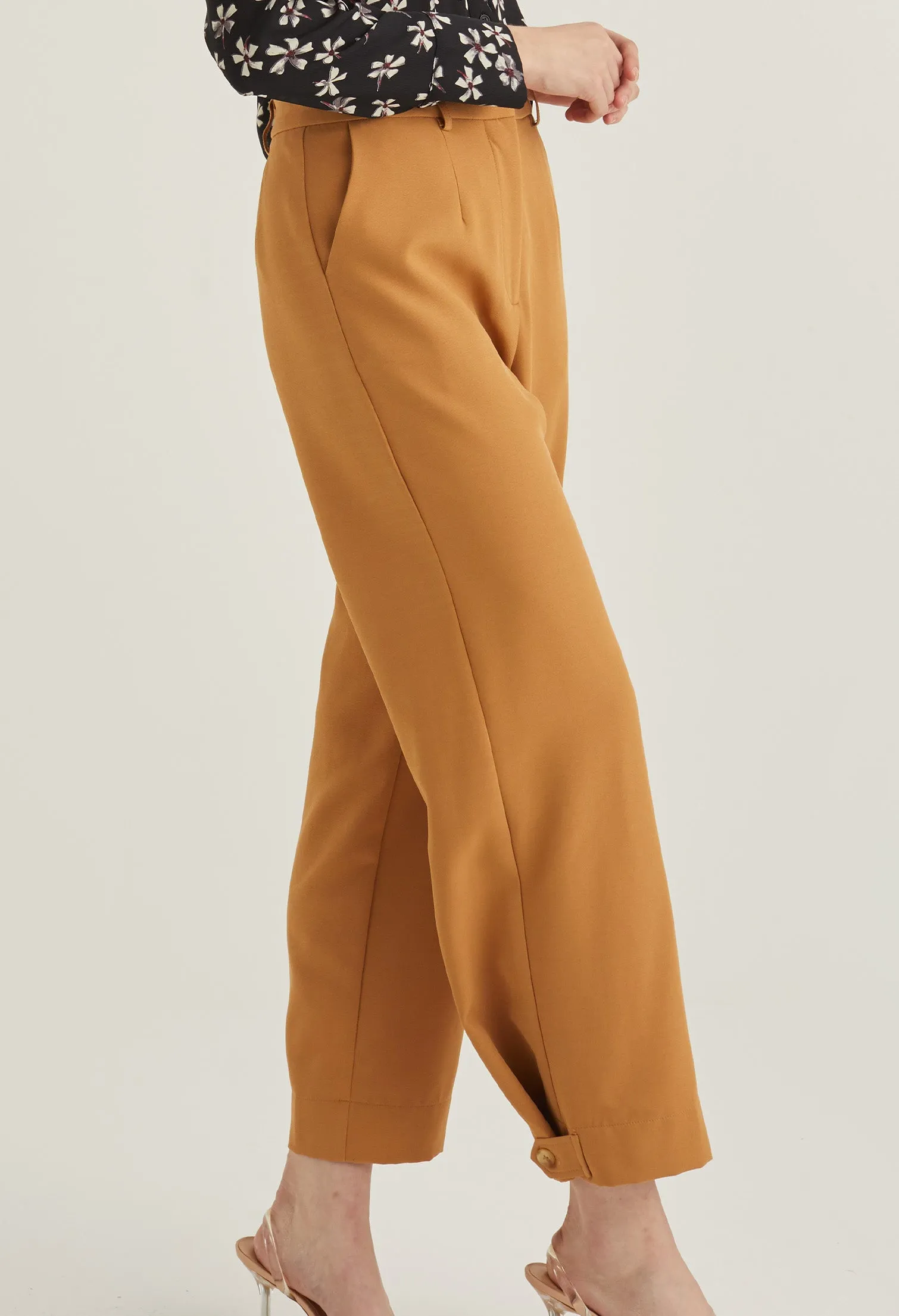 Tailored Straight Cut Trousers