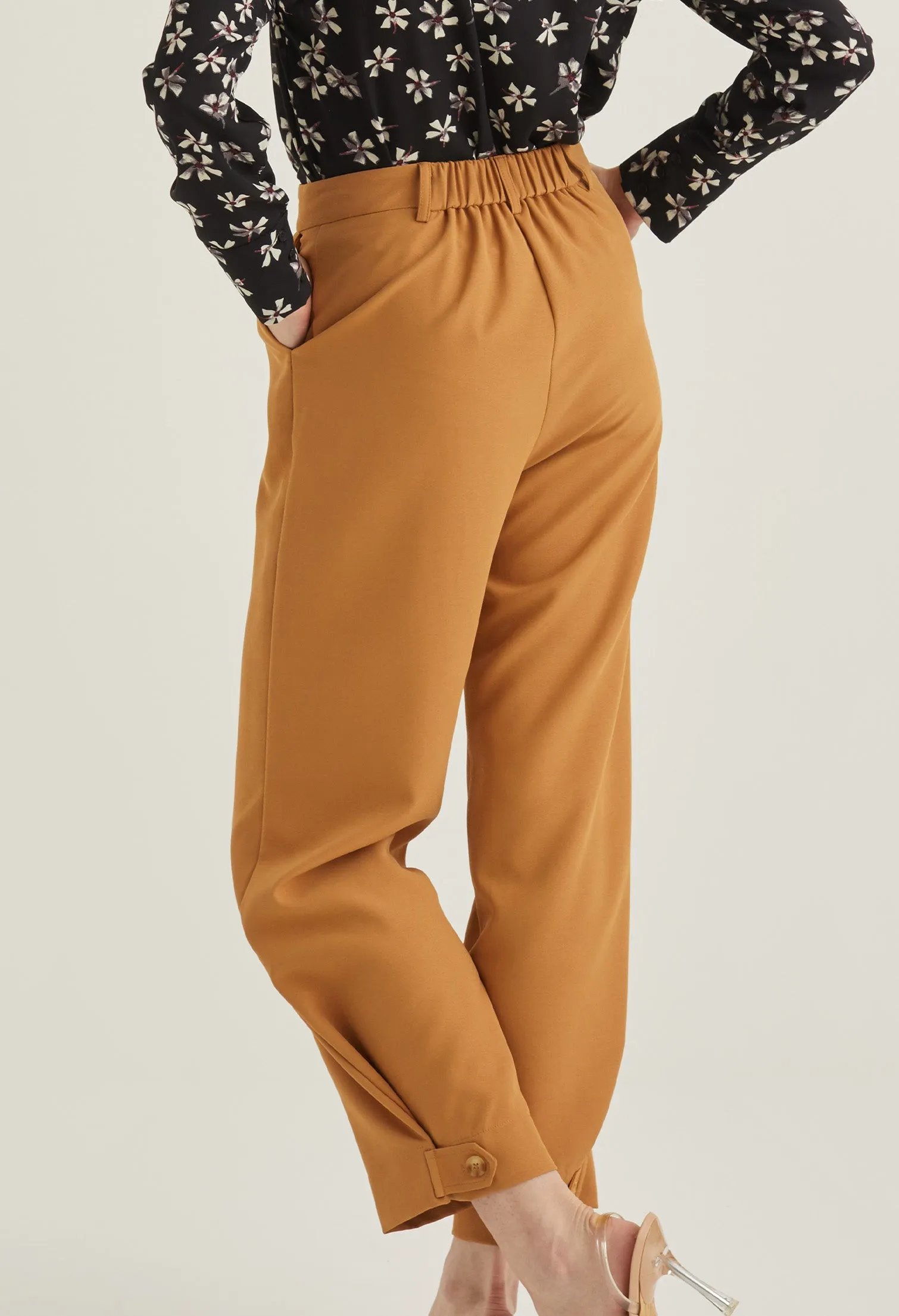 Tailored Straight Cut Trousers