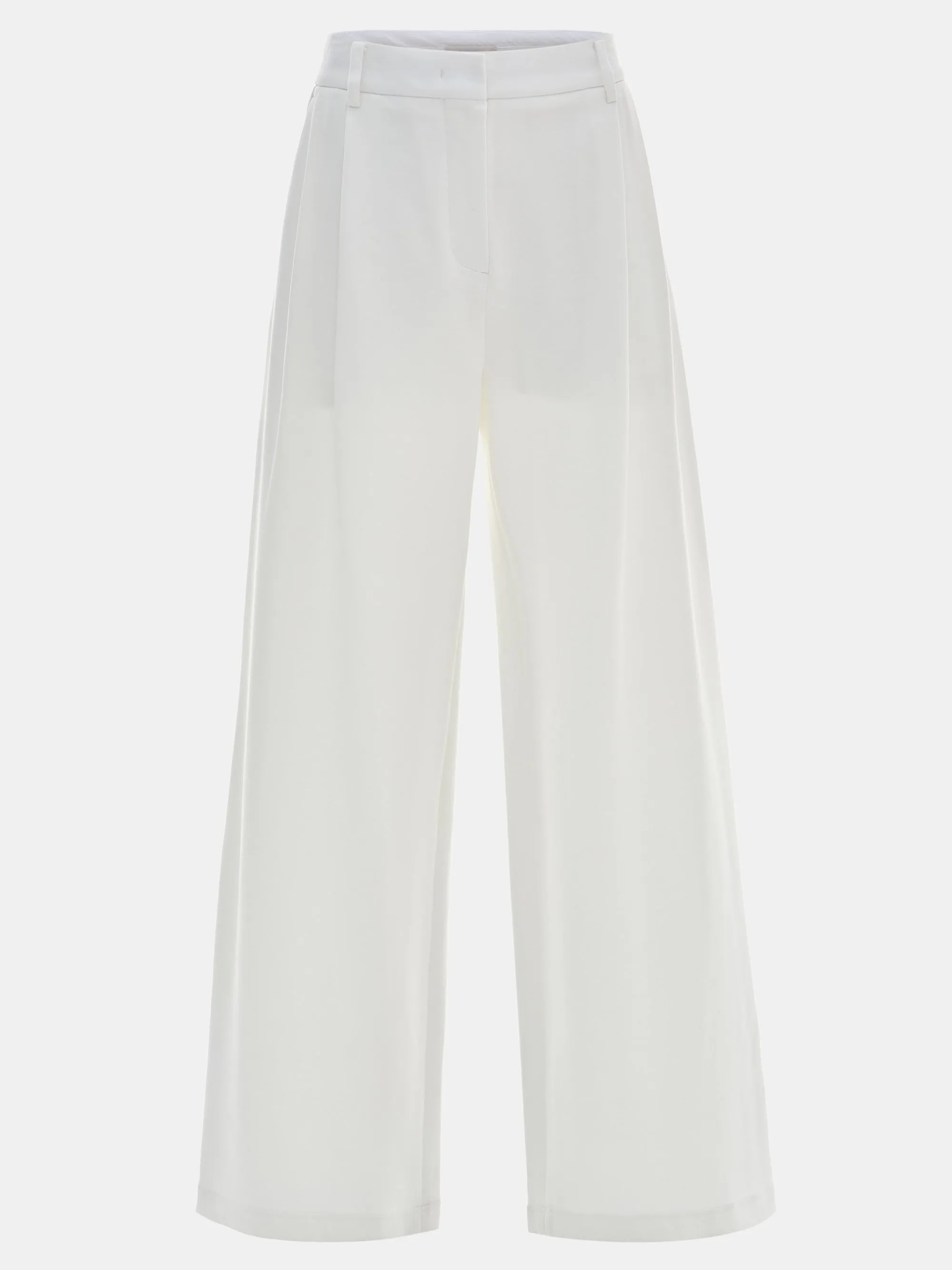 Tailored Sweat Wide Trousers, White