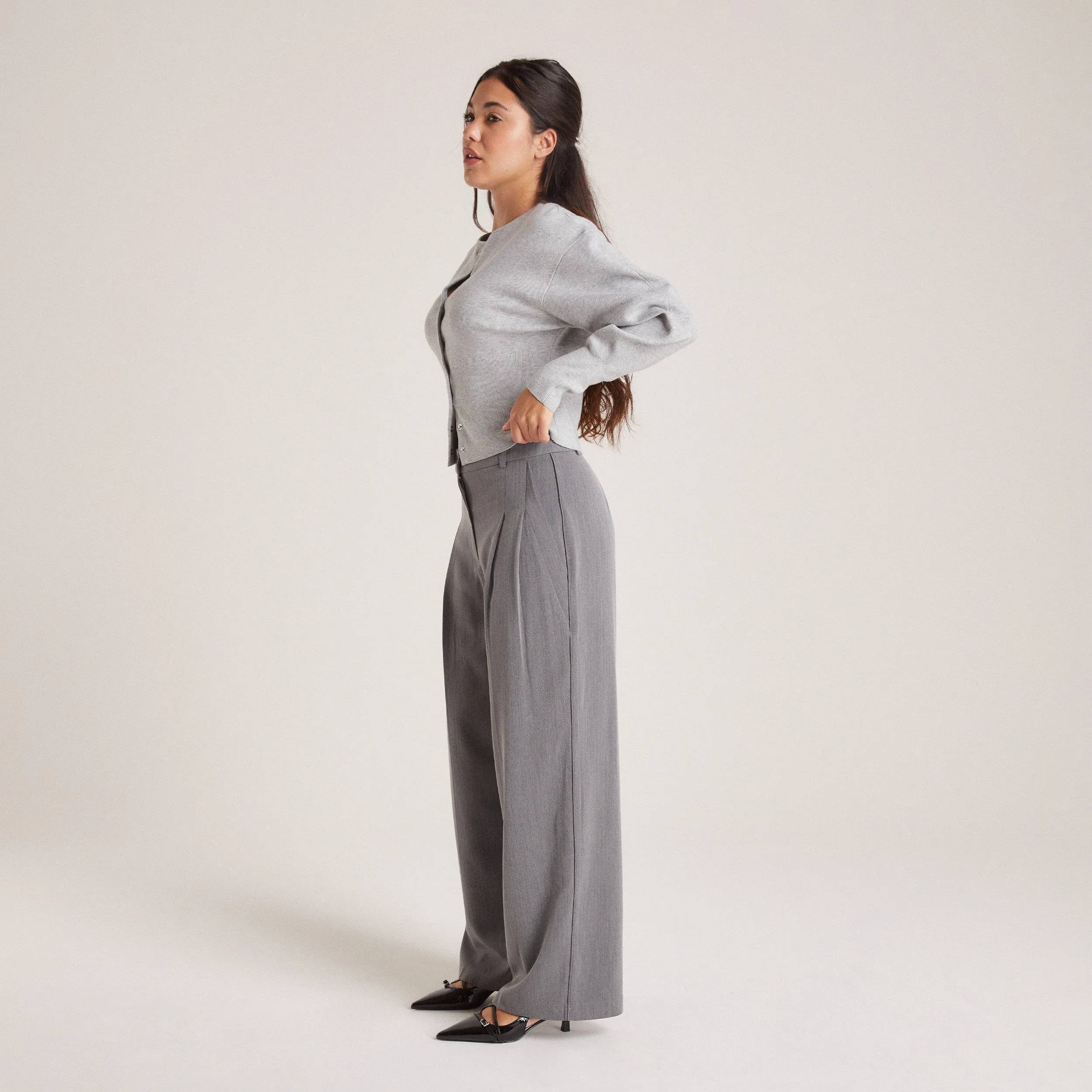 Tailored Trousers - Grey