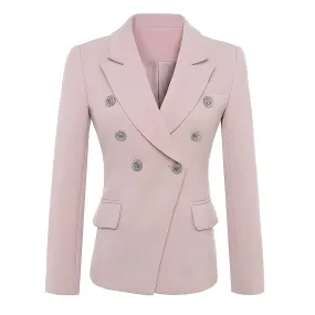 The Priscilla Slim Fit Blazer - Coral