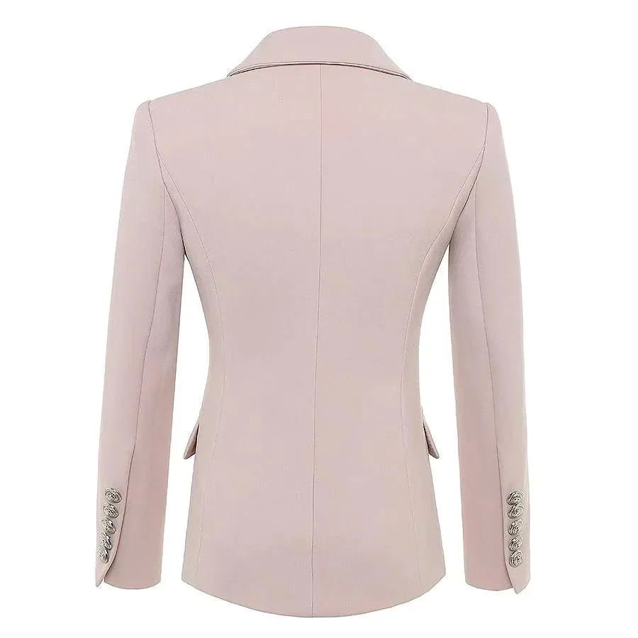 The Priscilla Slim Fit Blazer - Coral