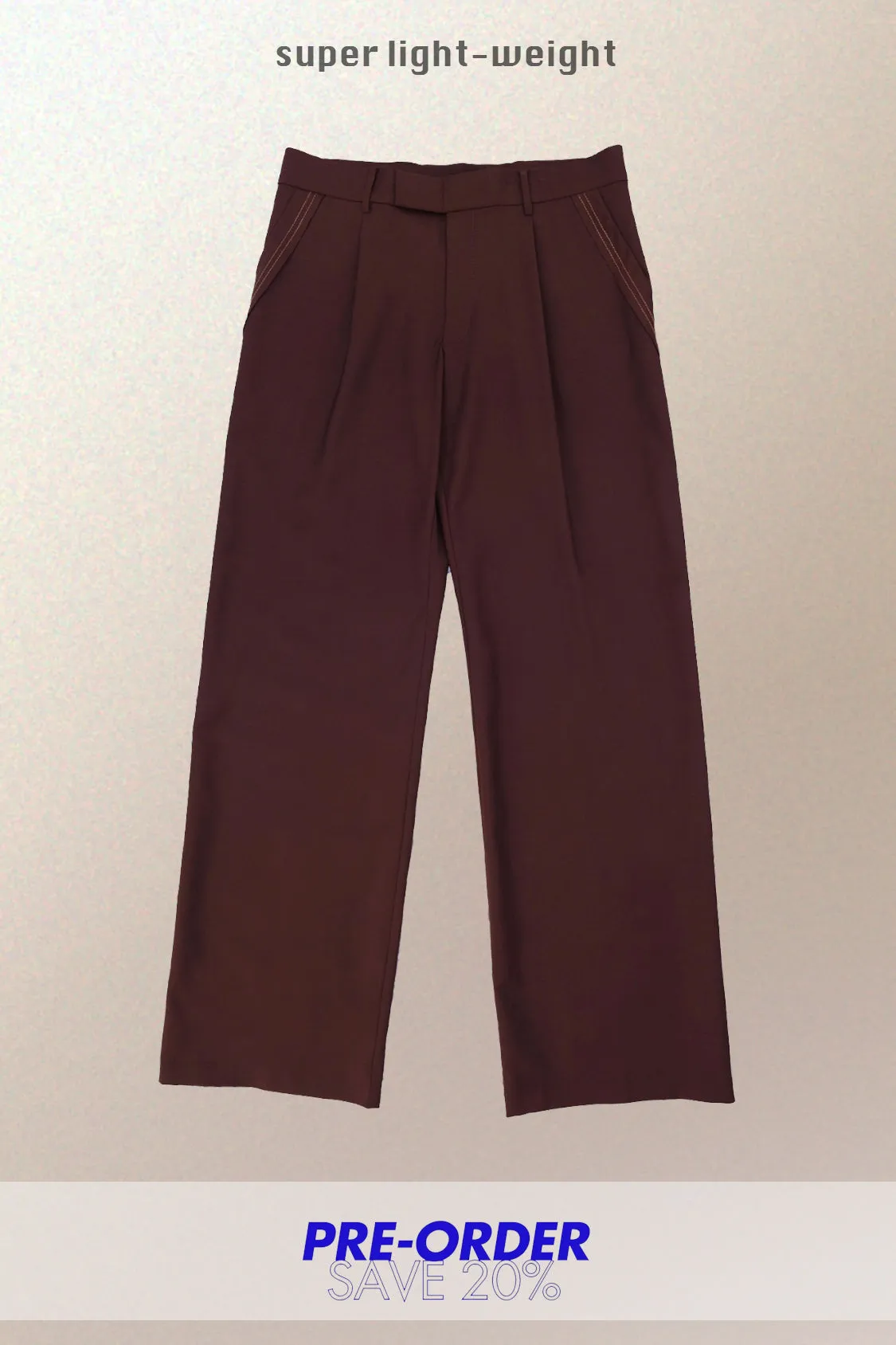 WOOL PANTS / Italian textile