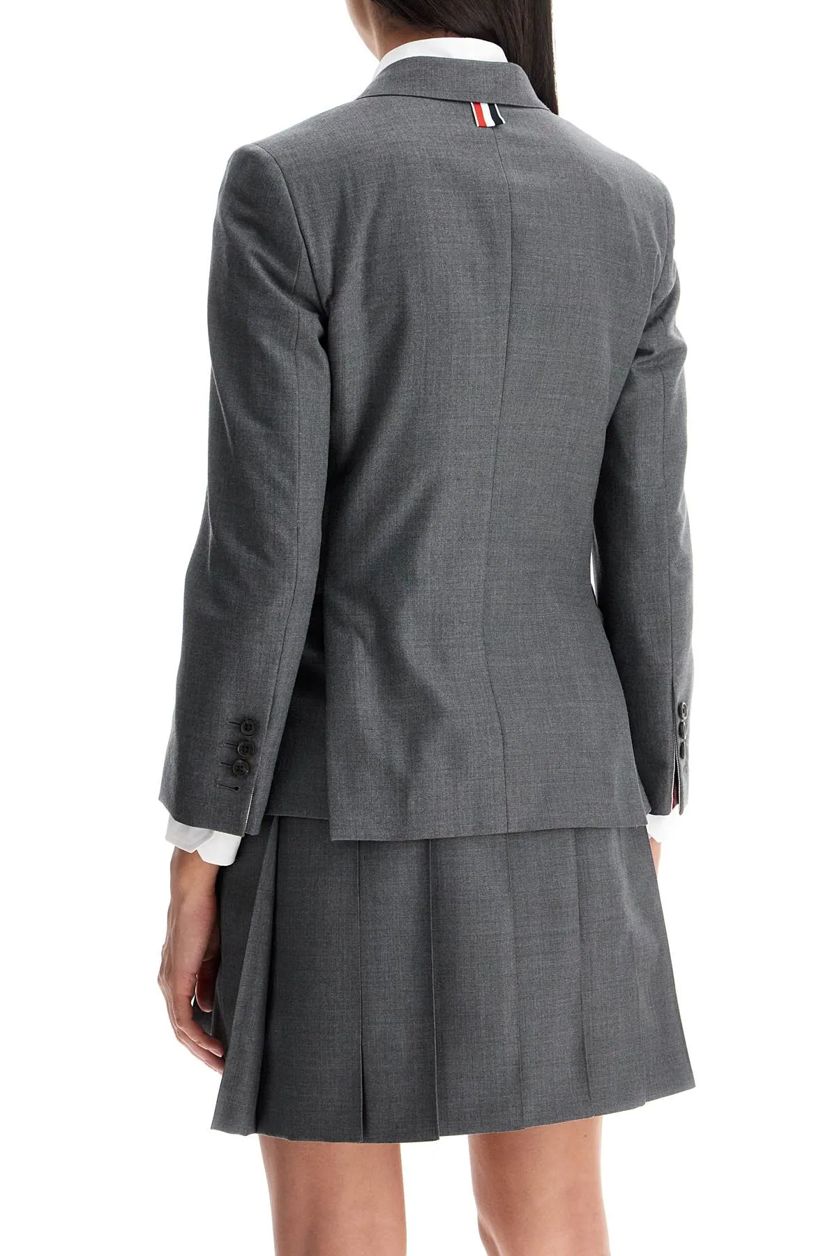 WOOL TWILL JACKET IN SLIM FIT STYLE